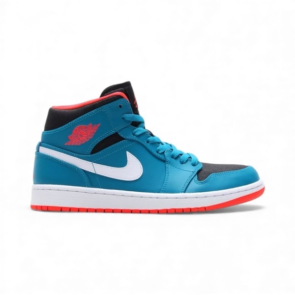N i k e. Air Jordan 1 Retro Mid Teal 2016 - 554724 308 - RARE! main image 10